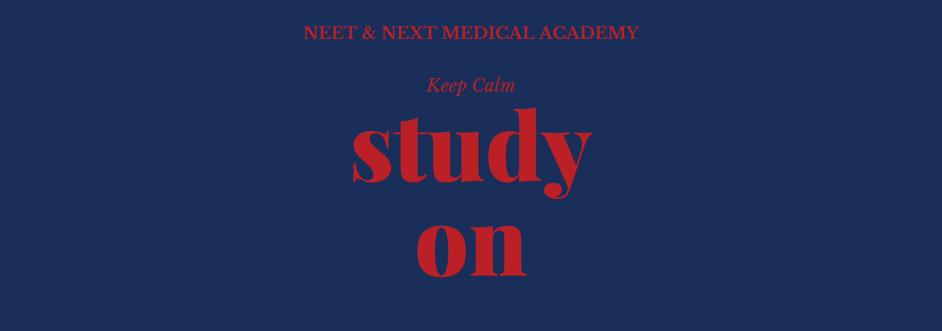 Keep Calm & Study On: MCI FMG Exam